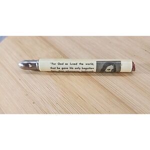 vintage bullet pencil featuring a religious message. TheJohn 3:16